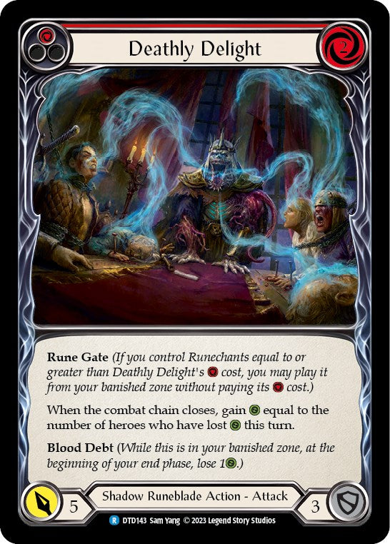 Deathly Delight (Red) [DTD143] [Dusk till Dawn] Rainbow Foil
