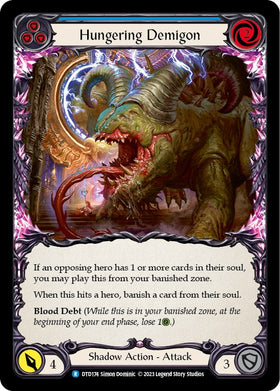 Hungering Demigon (Blue) [DTD174] [Dusk till Dawn] Rainbow Foil