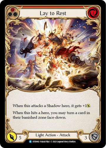 Lay to Rest (Red) [DTD082] [Dusk till Dawn] Rainbow Foil