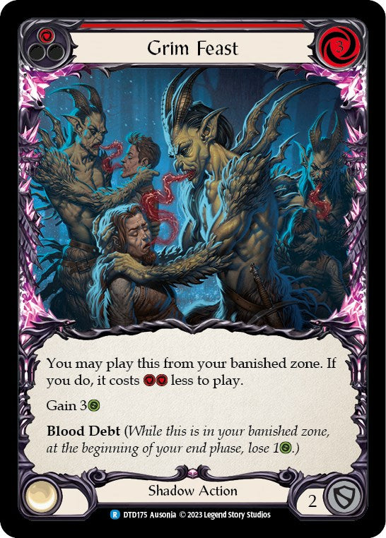 Grim Feast (Red) [DTD175] [Dusk till Dawn] Rainbow Foil