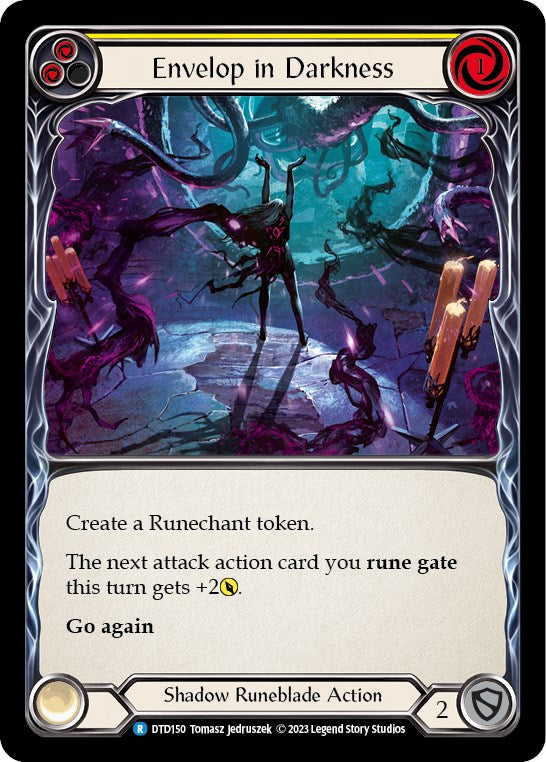 Envelop in Darkness (Yellow) [DTD150] [Dusk till Dawn] Rainbow Foil
