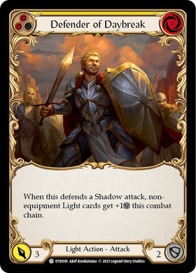 Defender of Daybreak (Yellow) [DTD095] [Dusk till Dawn]