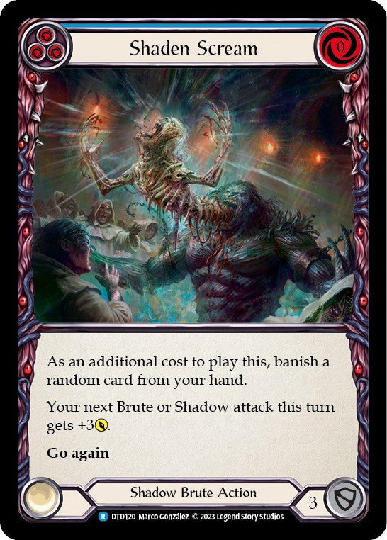 Shaden Scream (Blue) [DTD120] [Dusk till Dawn] Rainbow Foil