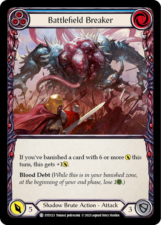 Battlefield Breaker (Blue) [DTD123] [Dusk till Dawn] Rainbow Foil