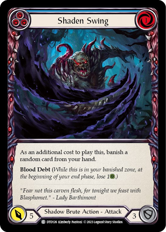 Shaden Swing (Blue) [DTD126] [Dusk till Dawn] Rainbow Foil
