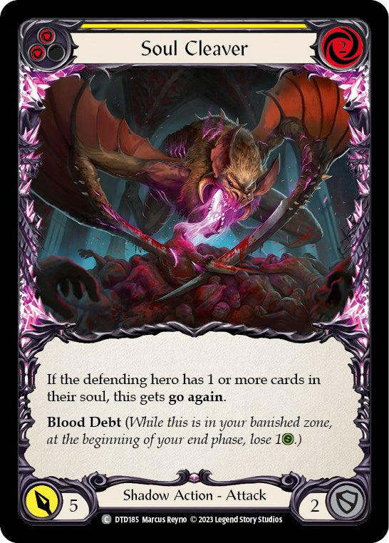 Soul Cleaver (Yellow) [DTD185] [Dusk till Dawn] Rainbow Foil