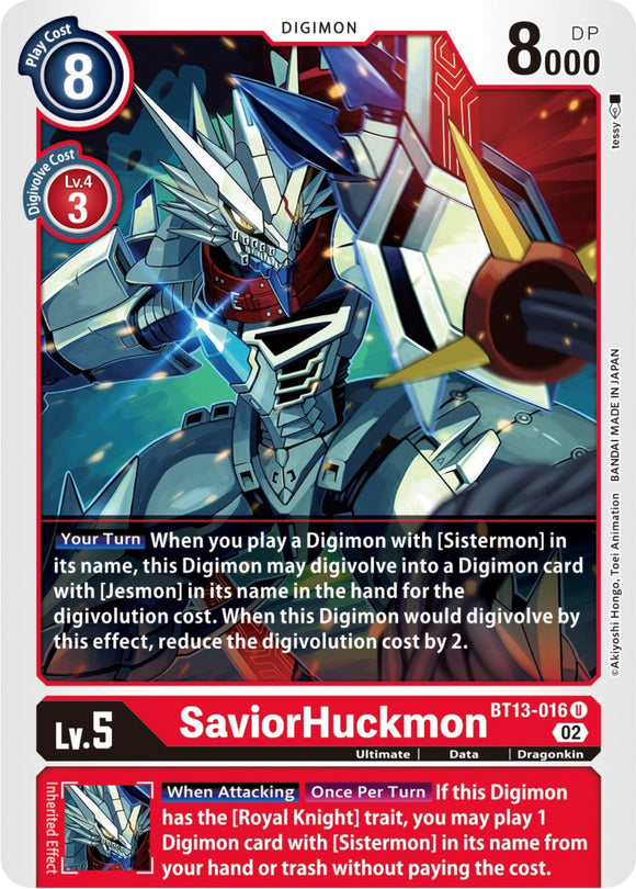 SaviorHuckmon [BT13-016] [Versus Royal Knights]