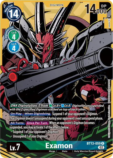 Examon (Alternate Art) [BT13-059] [Versus Royal Knights] Foil