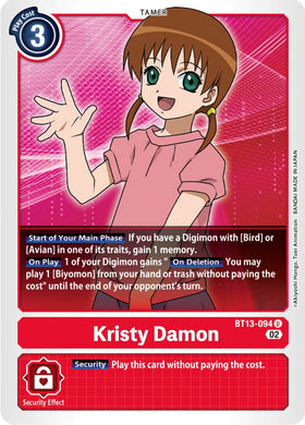Kristy Damon [BT13-094] [Versus Royal Knights]