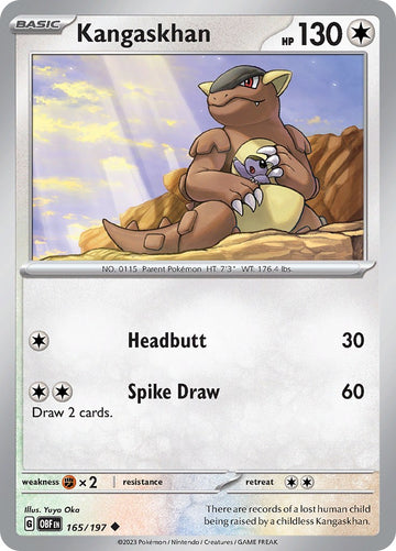Kangaskhan [165/197] [Obsidian Flames]