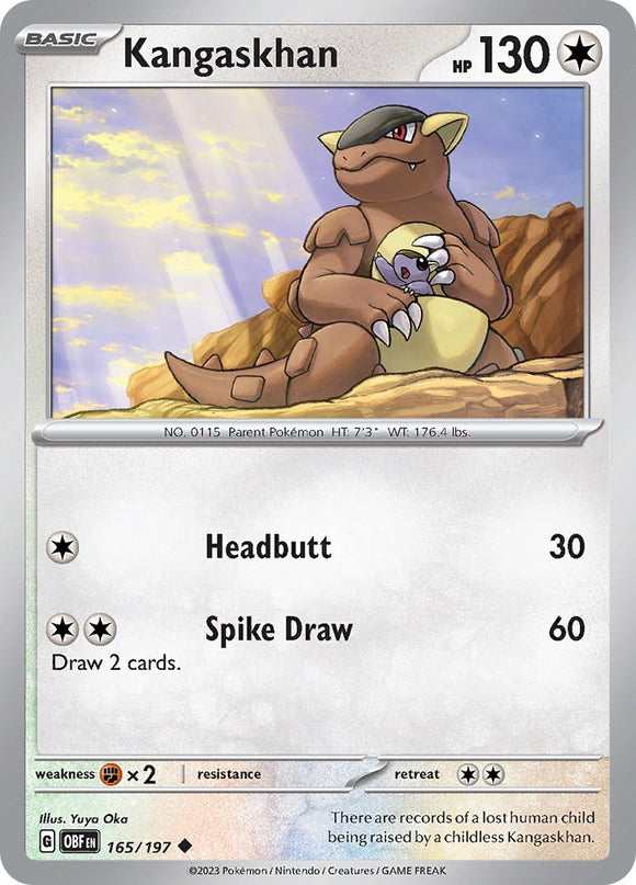 Kangaskhan [165/197] [Obsidian Flames]