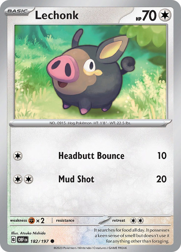 Lechonk [182/197] [Obsidian Flames]