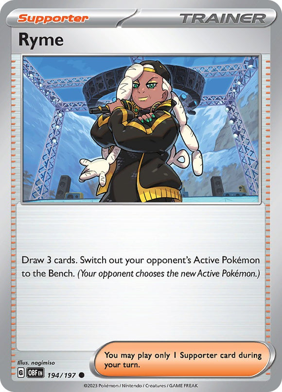 Ryme [194/197] [Obsidian Flames]