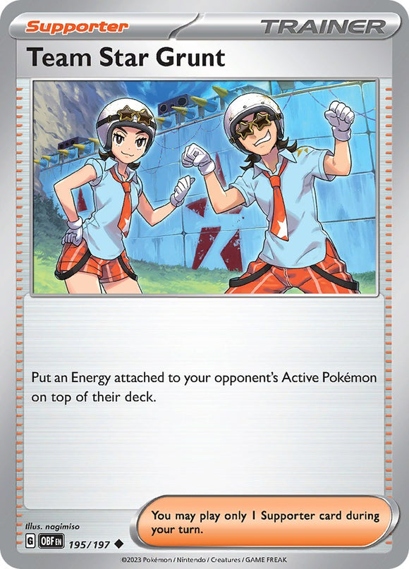 Team Star Grunt [195/197] [Obsidian Flames]