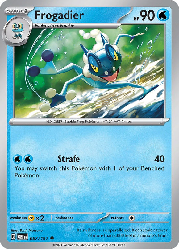 Frogadier [057/197] [Obsidian Flames]