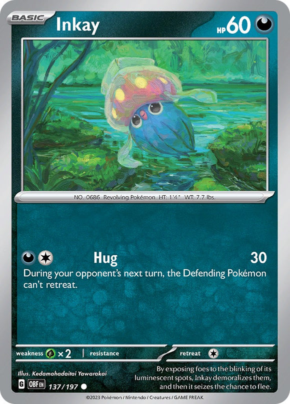 Inkay [137/197] [Obsidian Flames]