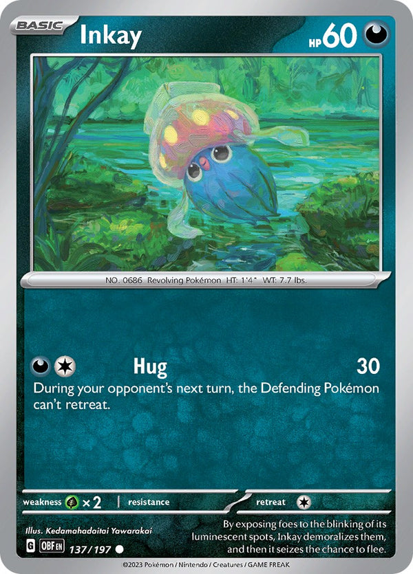 Inkay [137/197] [Obsidian Flames]