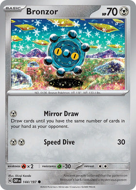 Bronzor [144/197] [Obsidian Flames]