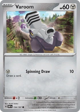 Varoom [154/197] [Obsidian Flames] Reverse Holofoil