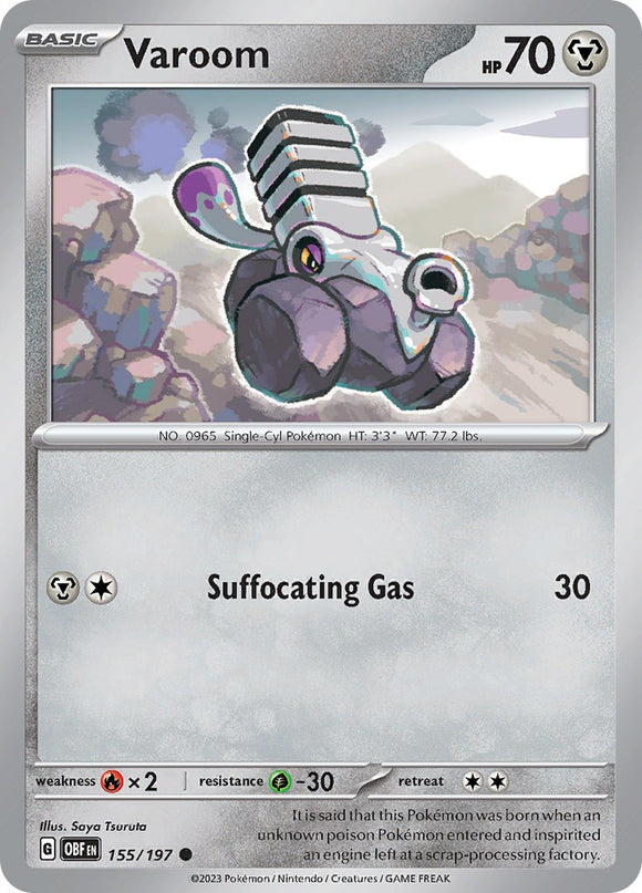 Varoom [155/197] [Obsidian Flames] Reverse Holofoil