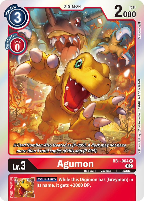Agumon [RB1-004 R] [Resurgence Booster] Foil