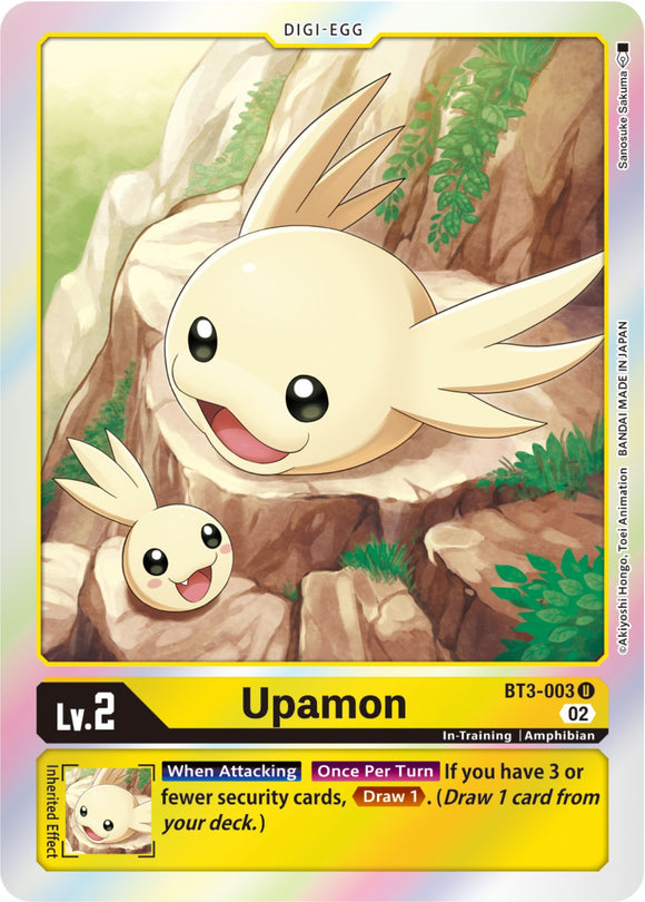 Upamon (Resurgence Booster Reprint) [BT3-003] [Resurgence Booster] Foil
