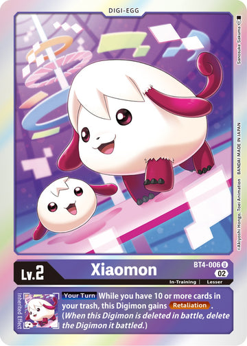 Xiaomon (Resurgence Booster Reprint) [BT4-006] [Resurgence Booster] Foil