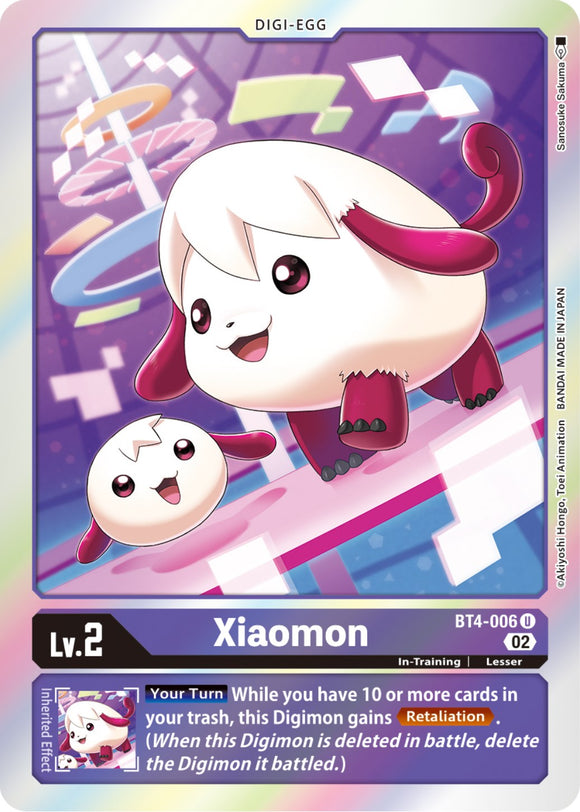Xiaomon (Resurgence Booster Reprint) [BT4-006] [Resurgence Booster] Foil