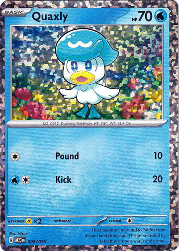 Quaxly [003/015] [McDonald's Promos 2023] Holofoil