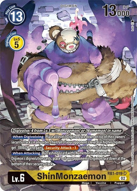 ShinMonzaemon (Textured Alternate Art) [RB1-019] [Resurgence Booster] Foil