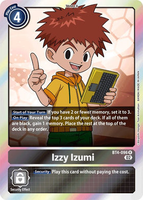 Izzy Izumi (Resurgence Booster Reprint) [BT4-096] [Resurgence Booster] Foil