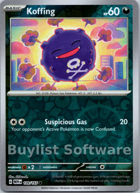 Koffing [109/165] [Scarlet & Violet 151] Reverse Holofoil