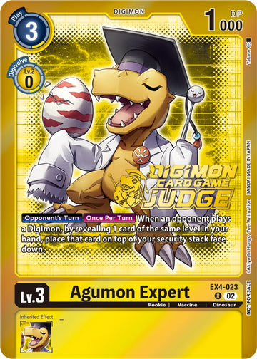 Agumon Expert (Judge Pack 4) [EX4-023] [Alternative Being Booster] Foil