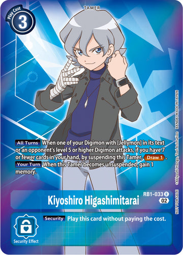 Kiyoshiro Higashimitarai (Resurgence Booster Box Promotion Pack) [RB1-033] [Resurgence Booster] Foil