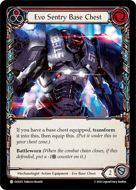 Evo Sentry Base Chest [EVO043] [Bright Lights] Cold Foil