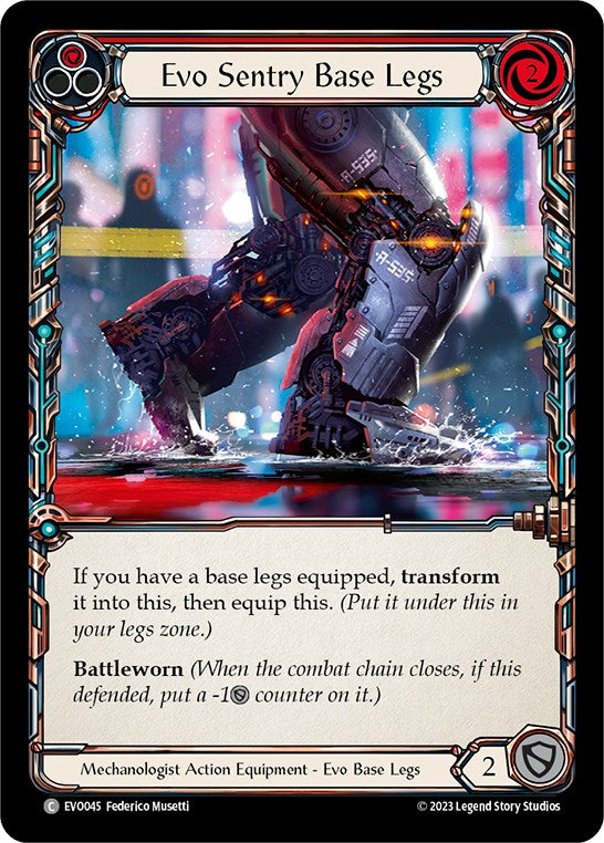 Evo Sentry Base Legs [EVO045] [Bright Lights] Cold Foil
