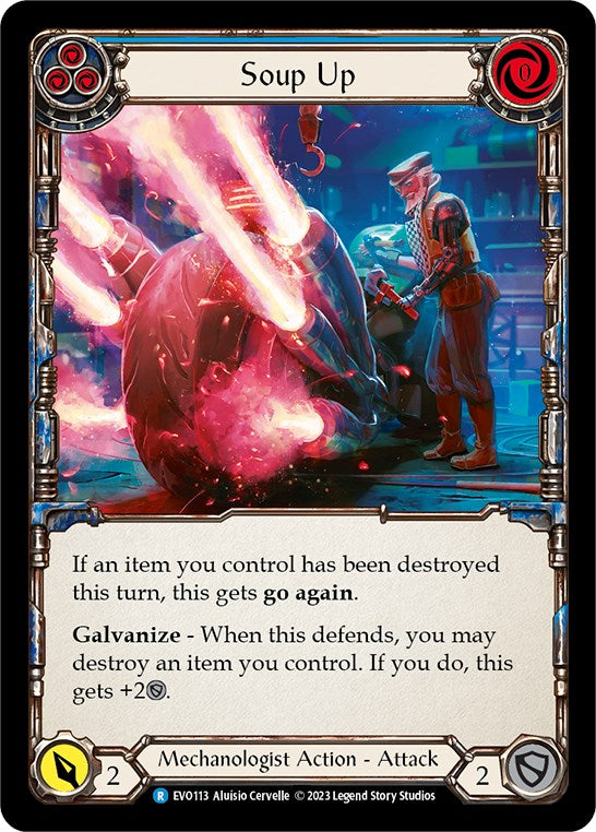 Soup Up (Blue) [EVO113] [Bright Lights] Rainbow Foil