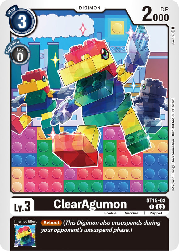 ClearAgumon [ST15-03] [Starter Deck 15: Dragon of Courage]