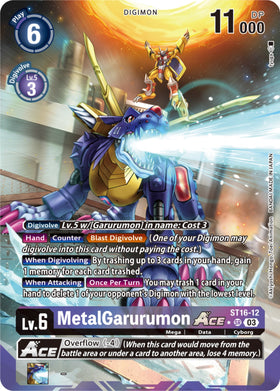 MetalGarurumon ACE (Alternate Art) [ST16-12] [Starter Deck 16: Wolf of Friendship] Foil