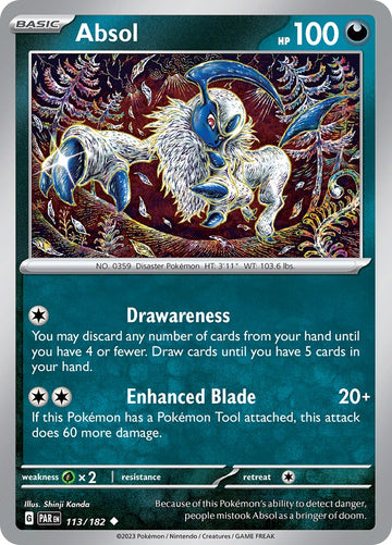 Absol [113/182] [Paradox Rift] Reverse Holofoil