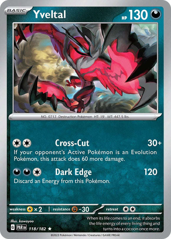 Yveltal [118/182] [Paradox Rift] Holofoil