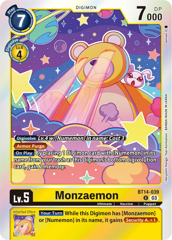 Monzaemon [BT14-039] [Blast Ace] Foil