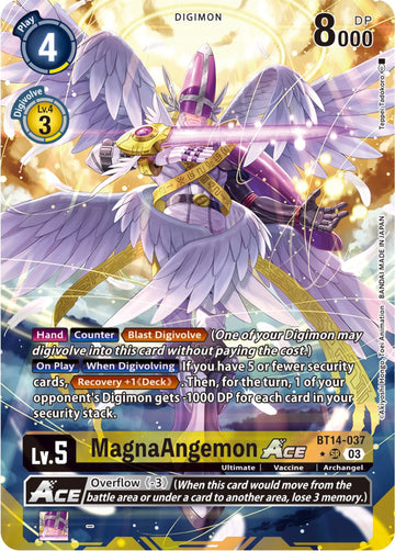 MagnaAngemon ACE (Alternate Art) [BT14-037] [Blast Ace] Foil