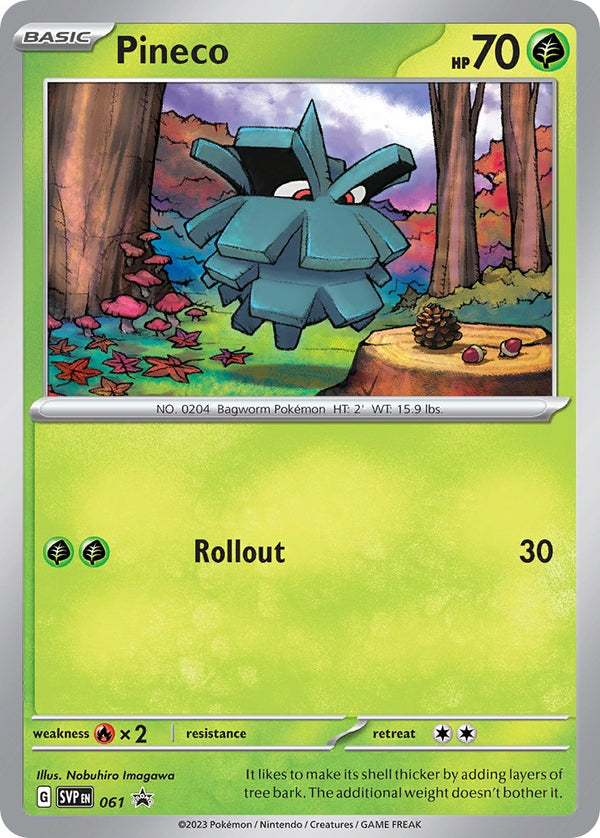 Pineco [061] [Scarlet & Violet Promo Cards] Holofoil