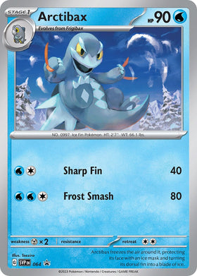 Arctibax [064] [Scarlet & Violet Promo Cards] Holofoil