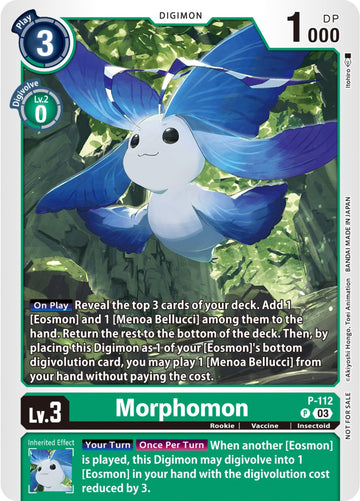 Morphomon (3rd Anniversary Survey Pack) [P-112] [Digimon Promotion Cards]