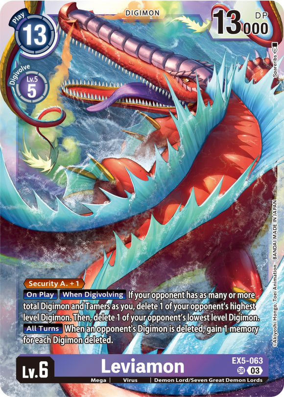 Leviamon [EX5-063] [Animal Colosseum] Foil