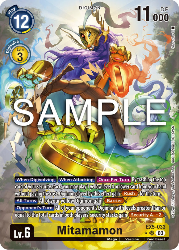 Mitamamon (Alternate Art) [EX5-033] [Animal Colosseum] Foil