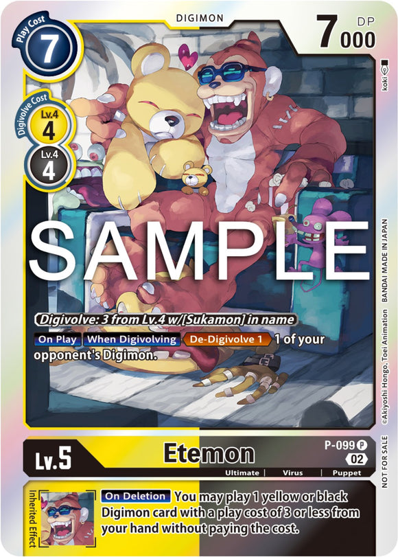 Etemon (Limited Card Pack Ver.2) [P-099] [Digimon Promotion Cards] Foil