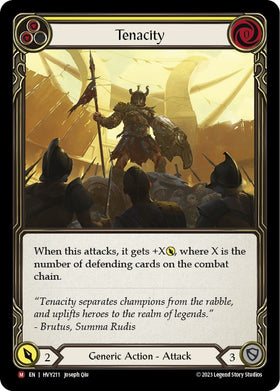 Tenacity [HVY211] [Heavy Hitters] Rainbow Foil